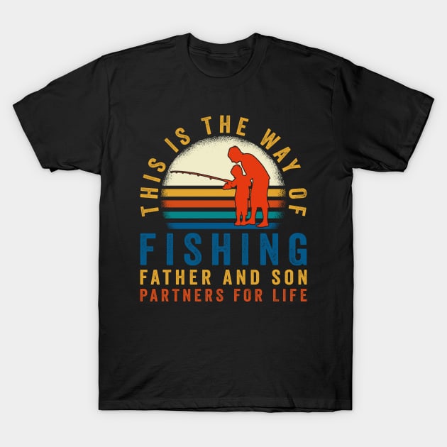 Fishing Son And Father Fishing Friends T-Shirt by MzumO